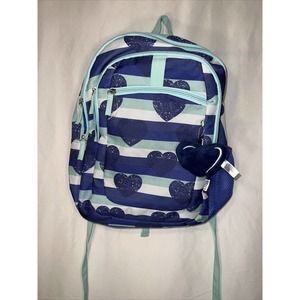 CRCKT PURPLE Green Girls School HEART Backpack 16” Plush Free Shipping